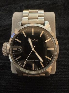 Nixon The Chronicle stainless steel 48 mm watch